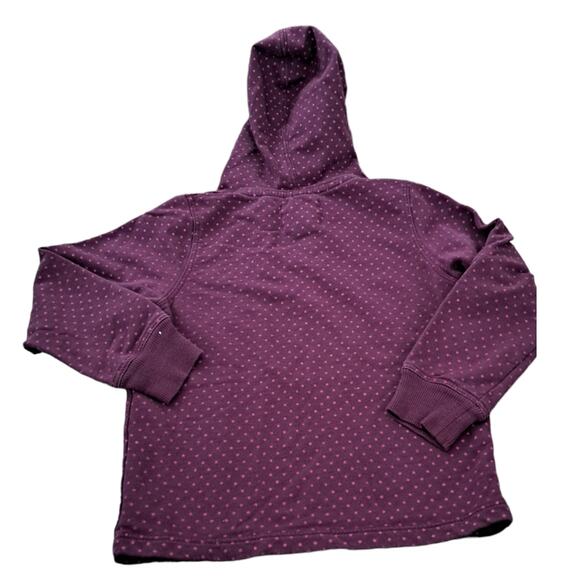 Girl's Peek Purple Polka Dot Hoodie  Size XS 2-3 - Picture 9 of 9